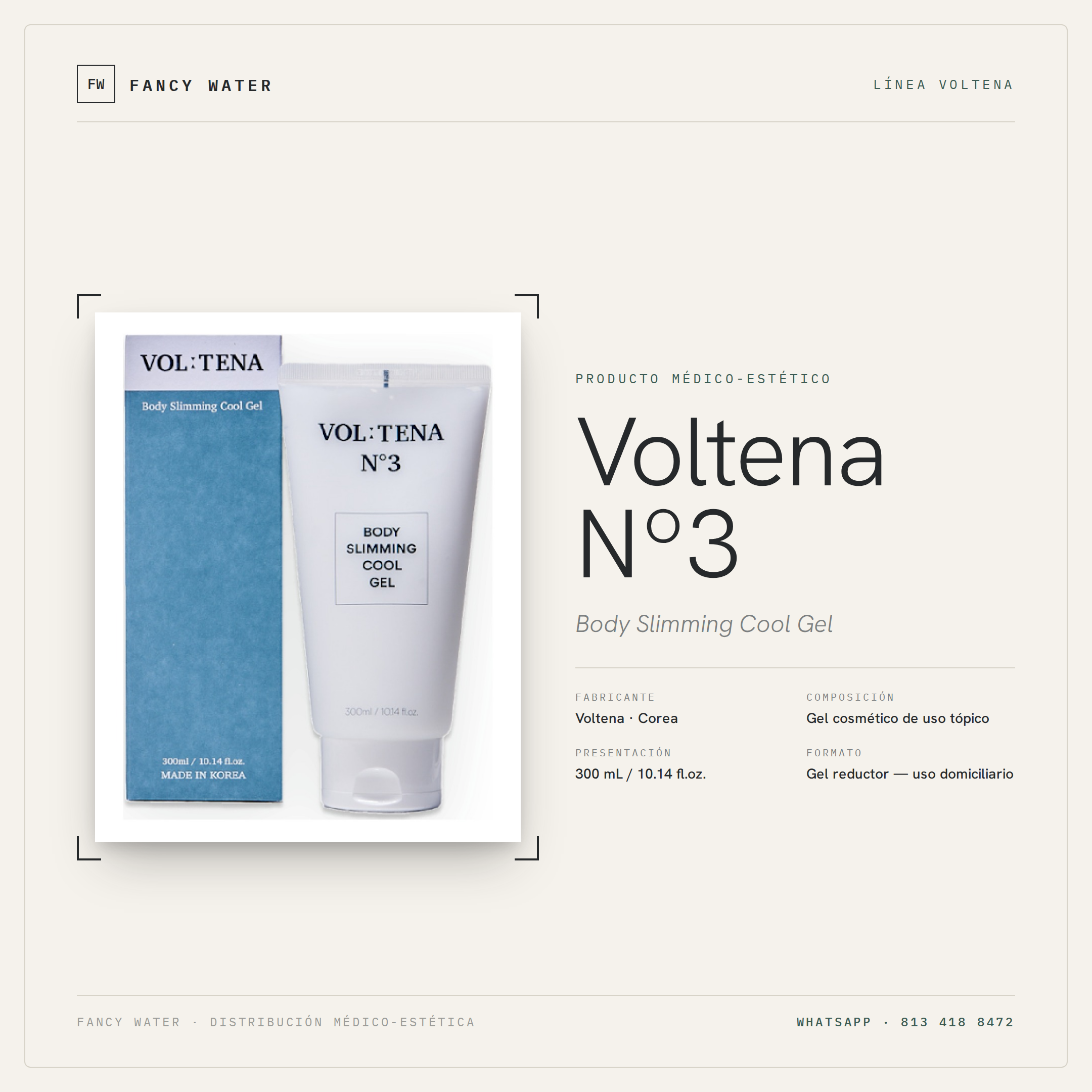 VOL:TENA N°3 Cool Gel